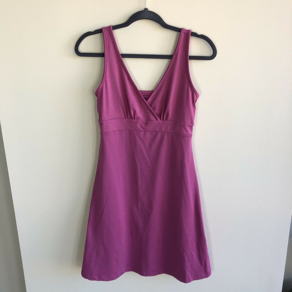 Patagonia Dresses & Skirts - Patagonia Solid Pink Margot Deep V Dress Size S